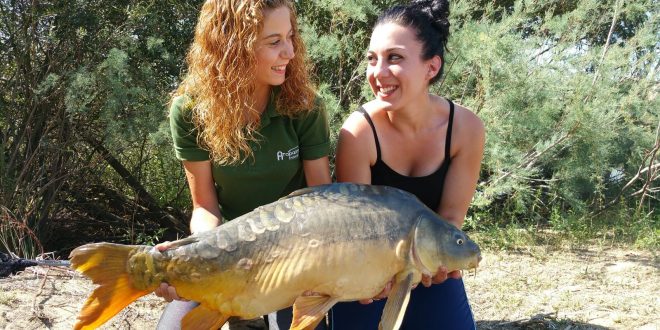 Ana Cillero carpfishing