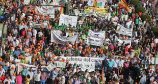 Manifestación por la caza y la pesca en Córdoba